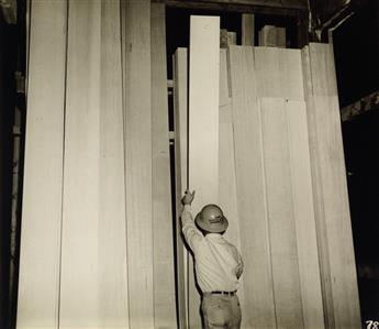 (BOOTH-KELLY LUMBER CO.) Album with 117 photographs illustrating the process, start-to-finish, of logging and lumber production by the